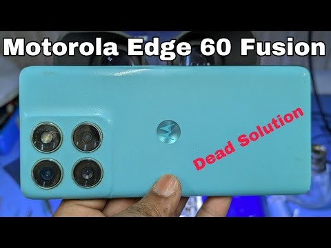 Motorola Edge 60 Fusion Not Turning On | Black Display Edge 60 fusion solution