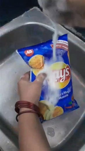 "The right way to open chips packet and eat." #relatable #trending #shorts #ytshorts