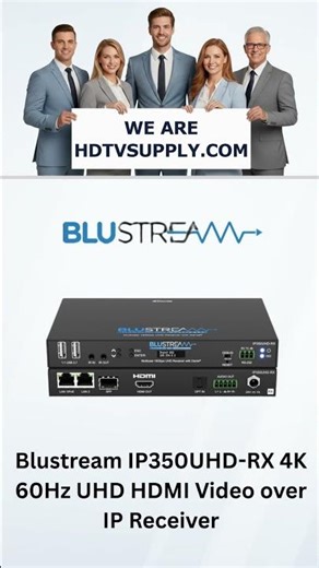 Blustream IP350UHD-RX 4K 60Hz UHD HDMI Video over IP Receiver