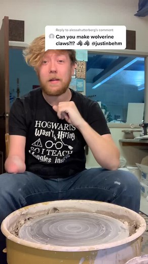 Reply to @alessahutterberg WOLVERINE! #fyp #HomeCooked #potterywitch #foryou #thereforiam #coldweather #sculpture
