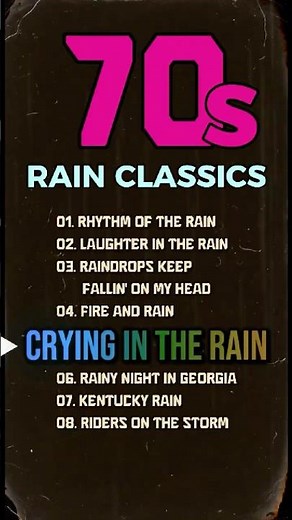 Vintage Rain Classics 🌧️ | Crying in the Rain - The Everly Brothers | 60s Oldies