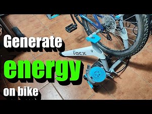 Generate free energy using bike trainer - Tacx Smart Flow