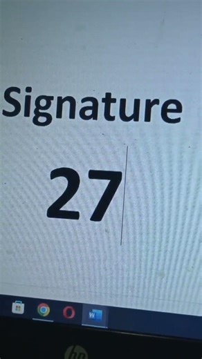 shortcut key word - signature ✍️ #windows #word #simbolword #wordforbeginners