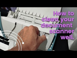 How to clean a document scanner