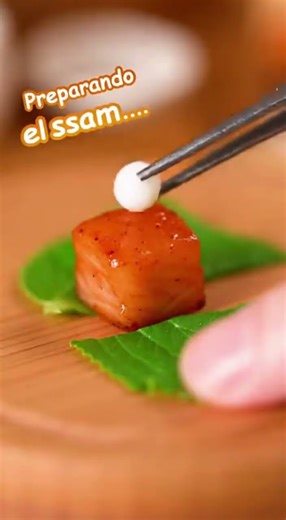 [AI] Miniature Korean Spicy Buldak Ssam 🌶🔥 | MiniChefs Tiny Kitchen