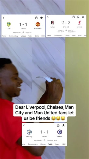 Let's Unite: Liverpool, Chelsea, Man City, Man United Fans