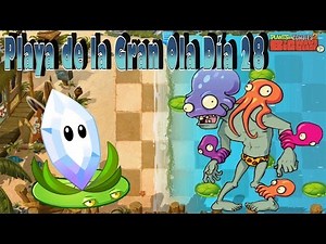 Plants vs Zombies 2: La Playa de la Gran Ola: Día 28 - Español - HD