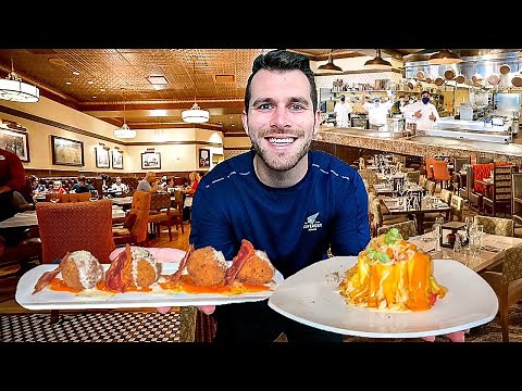 Dining At Trattoria al Forno For The First Time | Disney's Boardwalk Dinner