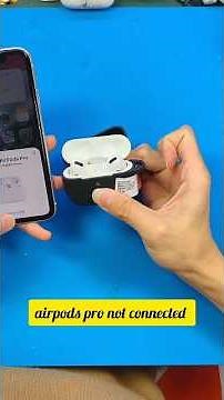 How to Fix AirPods Not Connecting to Phone ✅ #electronics #airpodsrepair #airpodsnotconnecting