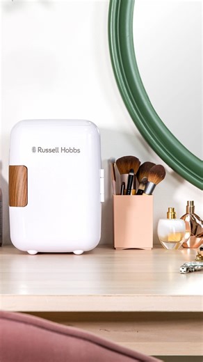 There’s a new name on campus ✨ The Russell Hobbs® mini cooler upgrades student life to keep snacks chilled, skincare fresh, and energy drinks on standby for those all-nighters 🥤🍫📚 #WeGetLife #RussellHobbs #StudentEssentials #CoolerThanYouThink | Russell Hobbs UK
