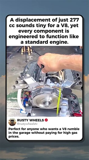 THE 277CC MINIATURE V8 ENGINE