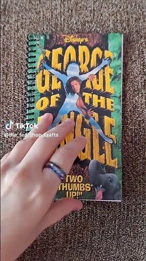 George of the Jungle VHS Notebook #physicalmedia