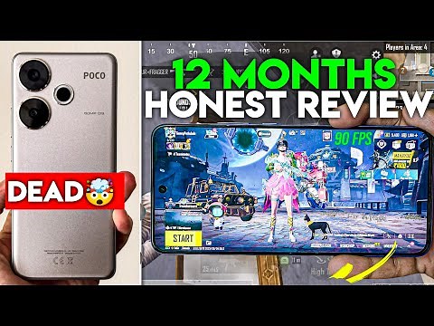 Poco F6 12 Months Gaming Review 2025 | BGMI FPS Test, Heating, Battery Drop & Long-Term Performance