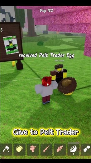 How To Get Pelt Trader egg 🥚 Easter Egg 99 nights in the forest #99nightintheforest #roblox #usa