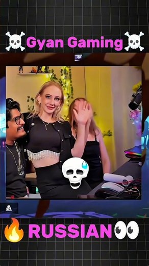 RUSSIAN GIRL 😱 SCAMMED GYAN GAMING? 💔 LIVE PROOF VIDEO #shortsfeed #gyangaming #russia