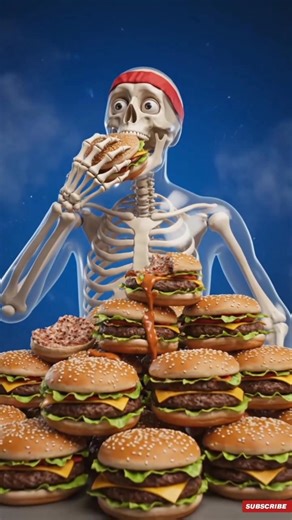 Overeating Burgers… Body Reaction Will Shock You!😱#overeating#healthfacts#junkfood#foodchallenge