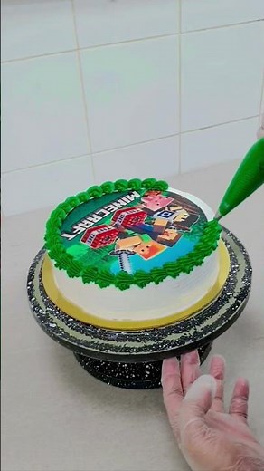 Awesome Minecraft Cake Design 🎮🎂 | Creative Gaming Theme Cake #Cake #Foodie