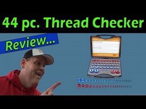 TOOL REVIEW: 44 Piece Thread Checker – Must-Have Tool for Nuts & Bolts! 💪 🔧 🔩