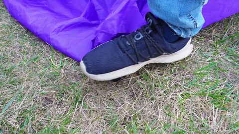 G128 10ft Witch Halloween Inflatable Outdoor Holiday Yard Decoration with LED Lights Fast Inflate