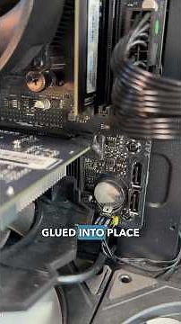 Gaming PC Assembled With Glue #pc #techtips #repair #gamingpc #pcbuild