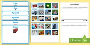 Workstation Pack: 3D Shapes in the Environment Activity Pack