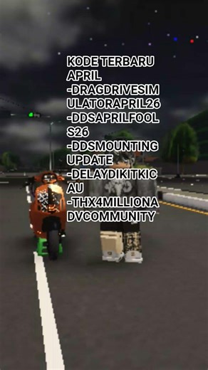 KODE Terbaru drag drive simulator April special update #roblox #dds #fyp ‪@ADVGamers‬