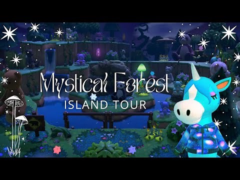 STUNNING 🧚🦄 Mystical Forestcore ACNH Island Tour | Animal Crossing: New Horizons Gameplay