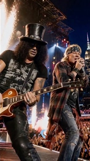Slash & Axl Rose: Don’t Cry… Live in New York City! 🎸🇺🇸