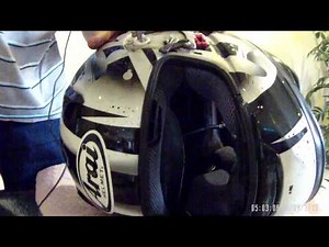 How to adjust a visor on Arai helmets.