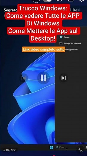 Windows Trick: How to See All Windows Apps + How to Put Apps on the Desktop! #windows #pc