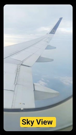 Sky View From Airoplane Window #flight #nature #reels #airport #trending #tipsntricks