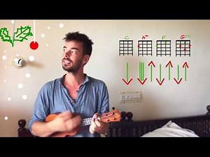 FELIZ NAVIDAD ukulele Tutorial easy w/tabs & lyrics