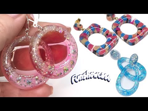 Resin crafts- Jewelry molds- Earrings- Tutorial- DIY