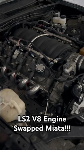 Custom LS2 V8 ENGINE SWAPPED Mazda MX-5 Miata (NB) Convertible! #mazda #miata #v8 #ls2 #mx5 #build
