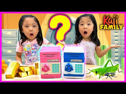 What's In The Safe Challenge! Toys or Bugs!