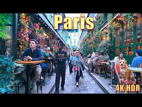 Paris, France 🇫🇷 Paris Walking Tour 4K HDR_ Luxembourg Gardens to Saint-Germain-des-Prés