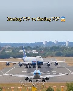370K views · 4.7K reactions | Boeing 747 vs Boeing 737  . #Aviación #airplane #airport | Airport Live Ar | Facebook