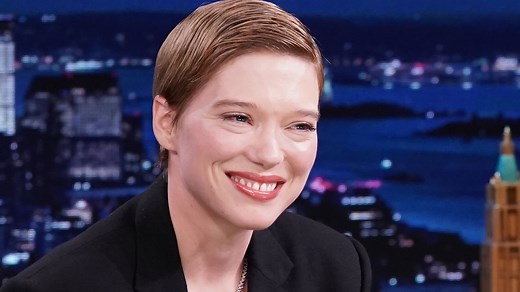 Léa Seydoux dishes on “No Time to Die” and talks about playing James Bond’s love interest in two films. | The Tonight Show Starring Jimmy Fallon
