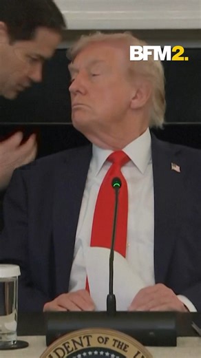 Gaza: Trump apprend en direct qu'un accord est "très proche" | BFMTV