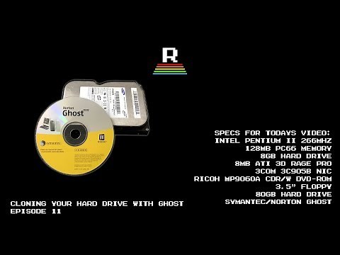Cloning an IDE hard drive with Norton Ghost