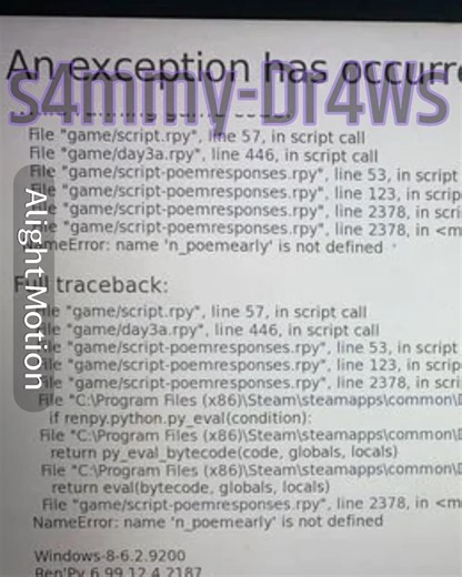 #ddlcyuri #wowzers YURI …. :a error has occurred please try again.