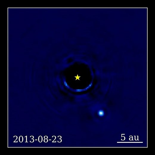 17 years of real footage of an exoplanet (Beta Pic b)
