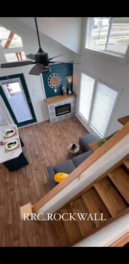 “Tumbleweed” RV park model tiny house with a rear open deck and a craftsman style front porch! it’s 399 sq feet with 1 bed/1 bath & a loft🍃 {price} $34,853 including delivery and tiedowns within 100 miles (additional freight charges apply for farther distances), the ductless a/c and heat system installed, manufacturer's warranty, plus a 7 year extended service contract. Building and material costs are still going up; pricing cannot be guaranteed for future orders as prices are subject to change