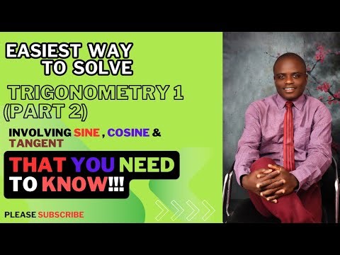 Mathematics : Calculation under trigonometry 1 (Part 2) (SS2)