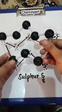 Sulphur | Crown Shape | Electron Dot structure of Sulphur#doyouknow