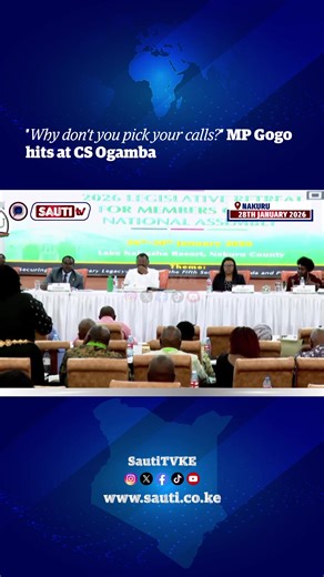 "Why don’t you pick your calls?" MP Gogo Blasts CS Ogamba Over Ignored...