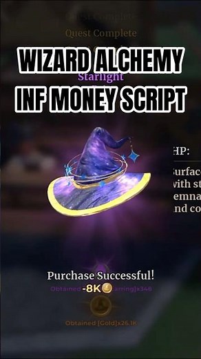 WIZARD ALCHEMY: INF MONEY SCRIPT, GET EVERYTHING, AUTO KILL ALL & MORE [FREE]