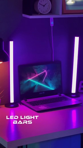 Standing Light RGB , Cocok buat di kamar aesthetic & Gaming Room Bisa di kontrol lewat aplikasi dan fitur Sensor Musik #Rgblight #Standinglightrgb #abientlight #kamaraesthetic #gamingroom