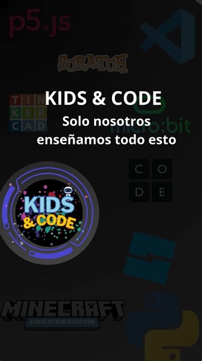 Cursos Multiplataforma En Kids & Code encuentra el curso de programación ideal para tus hijos 🚀 Solicita una clase gratis para que tus hijos prueben las diferentes plataformas, según su edad e interés: Roblox, Minecraft, Python, MicroBit, p5.Js, Scratch, Code, Tinkercad, Visual Studio Code, ¡tú decides! Informes ✉️ : clases@kidsincode.com Whatsapp📱: https://wa.me/5215624802819 #educacion #programacion #aprenderjugando