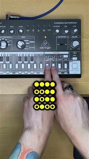 Acid Bassline Pattern Programming on the #td3